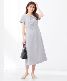 ANY SIS 【WEB・一部店舗限定】リネンライクポリエステル ワンピース