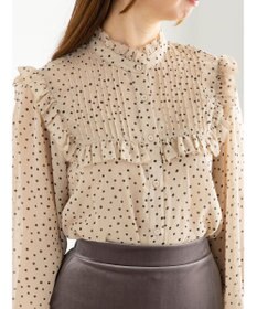 Te chichi パターンアソートシフォンフリルブラウス