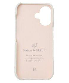 Maison de FLEUR リボンプリントアイフォン16ケース