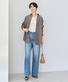 AMERICAN HOLIC ドビーストライプロングシャツ