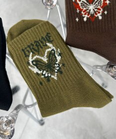 WEGO バタフライデザインソックス