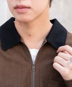 WEGO 【ユニセックス着用ITEM/MLサイズ展開】コーデュロイシャツジャケット