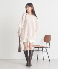 earth music&ecology レーススウェットプルオーバー