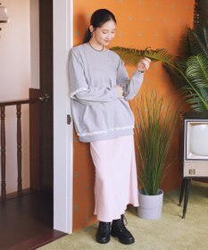 earth music&ecology レーススウェットプルオーバー