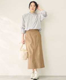 ANY L エニィファンクションハイネックブラウス