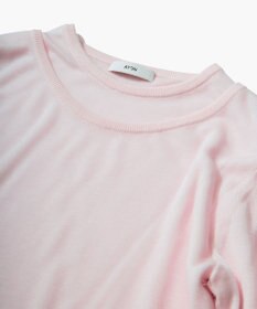 ATON TENCEL SILK CIRCULER RIB | クルー＆クルーレイヤード