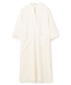 BEIGE， 【洗える】RUE / クロスオーバーVネックワンピース