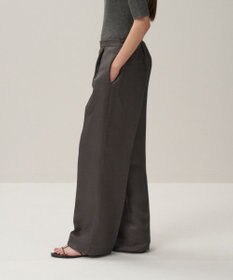 ATON LINEN CUPRA | ストレートパンツ