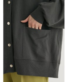 Green Parks ミニ裏毛オーバーサイズカーディガン