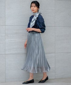 23区 S 【一部店舗限定】コットンポンチコンビジャージー コクーンスリーブ カットソー