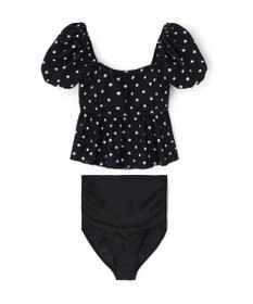 San-ai Resort（三愛水着楽園） パフスリーブノンワイヤービキニ　9M　【San-ai Resort（サンアイリゾート）】