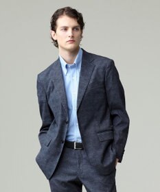 J.PRESS MEN 感動！？上品な見た目に着心地抜群なセットアップ【MECHANICAL】【超軽量 / 清涼感 / 洗える】 ハイパワーストレッチ リネンルックジャケット