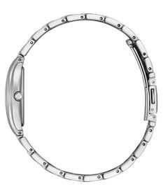 CITIZEN 【数量限定モデル】レッドの文字板が印象的な電池交換不要トノー型ウオッチ