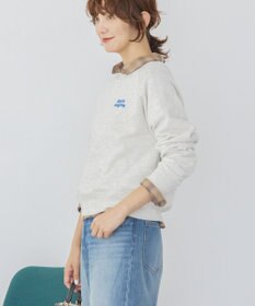 AMERICAN HOLIC サガラ刺繍裏毛プルオーバー