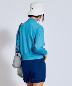 PW CIRCULUS 【吸水速乾 / UV遮蔽率99.5% UVカット / ストレッチ】【WOMEN】ドルマンスリーブモックネックT ゴルフウェア レディース