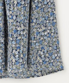 組曲 フラワーレイヤープリント ギャザースカート