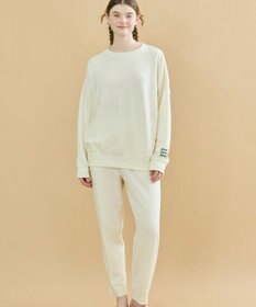 une nana cool 【綿混】あくびのお嬢さんのなめらか裏毛プルオーバー