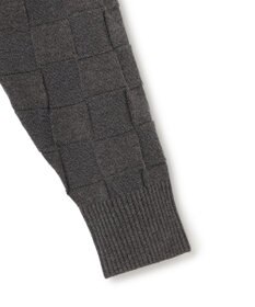 J.PRESS MEN 温かさと軽さの快適素材【ストレッチ / イージーケア】【FLEX YARN】リンクスフルジップ  ニットカーディガン