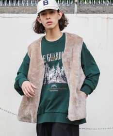 WEGO フェイクファーBIGベスト