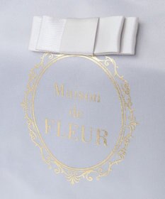 Maison de FLEUR フレームロゴサテンバッグ