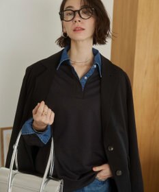 WEGO 【ANGIE VINTAGE】デニム襟スウェット