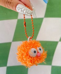 WEGO ミニポワポワモンスターぬいぐるみキーホルダー