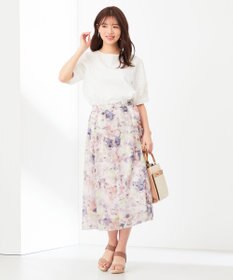 ANY SIS 【洗える】エンブロイダリーラグラン ブラウス