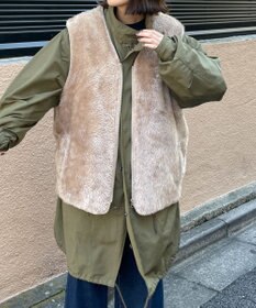 WEGO フェイクファーBIGベスト