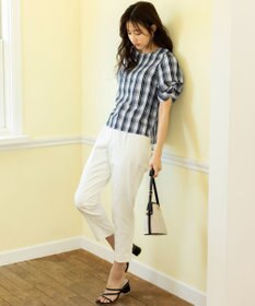 ANY SIS L 【UVケア】クールタッチミラクルガード テーパード パンツ