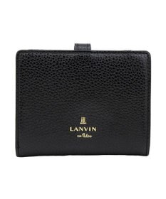 LANVIN en Bleu リュバン コンパクト二つ折り財布