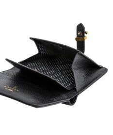 LANVIN en Bleu リュバン コンパクト二つ折り財布