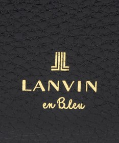 LANVIN en Bleu リュバン コンパクト二つ折り財布