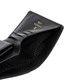 LANVIN en Bleu リュバン コンパクト二つ折り財布