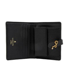 LANVIN en Bleu リュバン コンパクト二つ折り財布