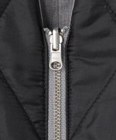 ICB 【洗える・リバーシブル着用可】T/Wツイルキルト リバーシブル パディング ジレ