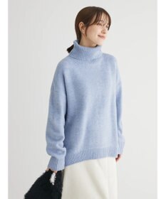 Green Parks ｆｕｗａっとメランジタートルニットプルオーバー