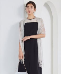 ANY SIS ラメジャカード ショール