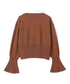 BEIGE， 【WEB限定】AMBRE / シャツカラー付きニット