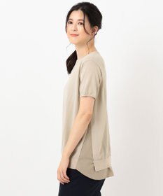 J.PRESS LADIES 【洗える】レーヨンストレッチ レイヤードニット