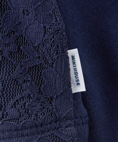 MIKI HOUSE HOT BISCUITS 【ミキハウス】【70-80cm】 レース付きフォーマルカバーオール