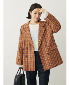 Green Parks ・ＥＬＥＮＣＡＲＥ　ＤＵＥ　チェックテーラードジャケット