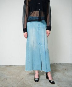 GRACE CONTINENTAL デニムタイトロングスカート