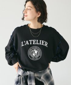 CRAFT STANDARD BOUTIQUE 配色ロゴメロープルオーバー