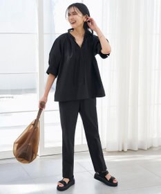 UNFILO FINE MOVE ランタンブラウス