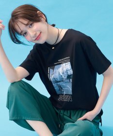 ANY L オーガビッツロゴ・フォトTシャツ