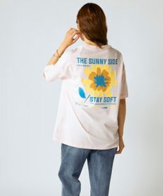 OP／FILA 【Ocean Pacific】フラワーバックプリントTシャツ