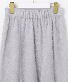 ANY SIS 【洗える】フェザーフラワージャカード スカート