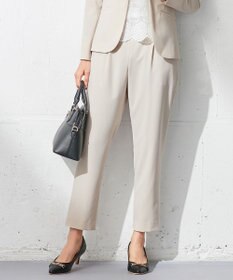 ANY SIS 【セットアップ対応】セレモニーダブルクロス テーパード パンツ