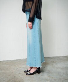 GRACE CONTINENTAL デニムタイトロングスカート