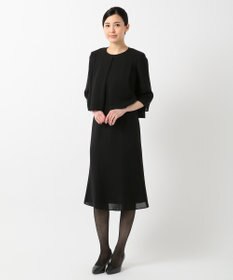 自由区 FORMAL 【洗える】セオアルファバラシャ ウォッシャブル ワンピース